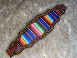 Bronc Noseband~Golden with Serape~