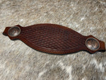 Bronc Noseband ~Basket Weave~Laramie Shape